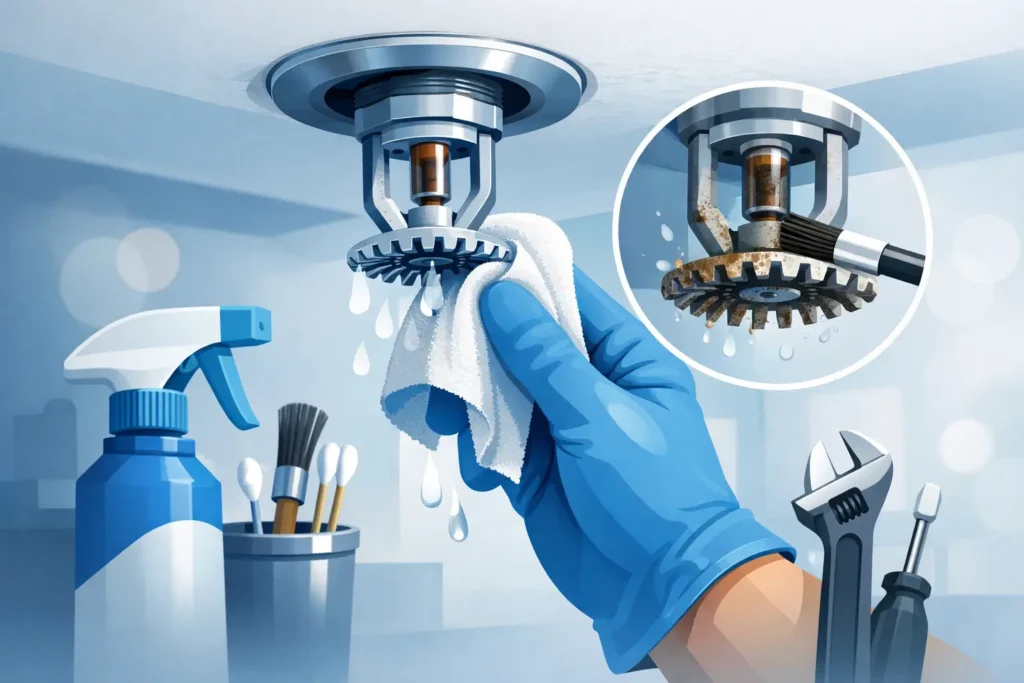 Cómo limpiar boquillas de supresión