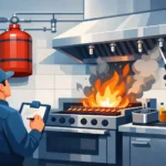 Inspección sistema Kidde en cocinas comerciales