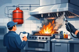 Inspección sistema Kidde en cocinas comerciales