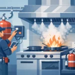 Mantenimiento sistema ANSUL restaurante