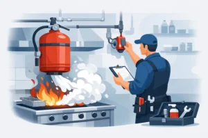 Wet Chemical Fire Suppression System Service