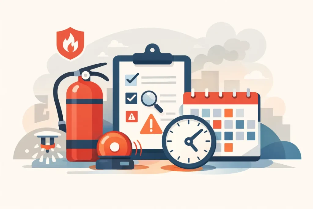 Fire Suppression Inspection Frequency Rules