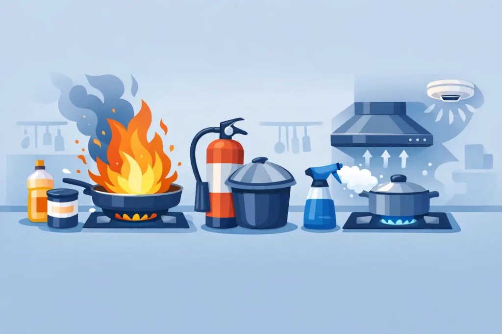 How to Reduce Grease Fire Risk in Kitchens