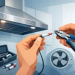 Reemplazo de enlaces fusibles en campana extractora