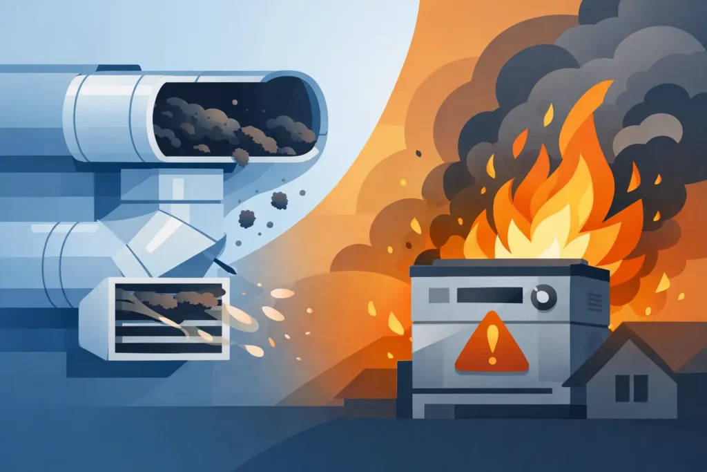 Can Clogged Ducts Increase Fire Risk?