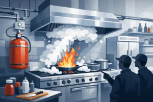 Sistema ANSUL Kidde en cocinas industriales