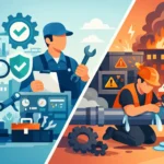 Servicio preventivo frente a reparaciones de emergencia