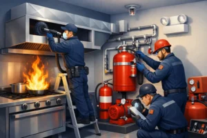 Cómo activar el protocolo de incendio en cocina