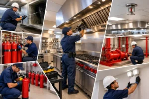 Cómo evaluar cobertura de extintores en cocina