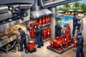 Cumplimiento NFPA 96 en resorts sin interrupciones